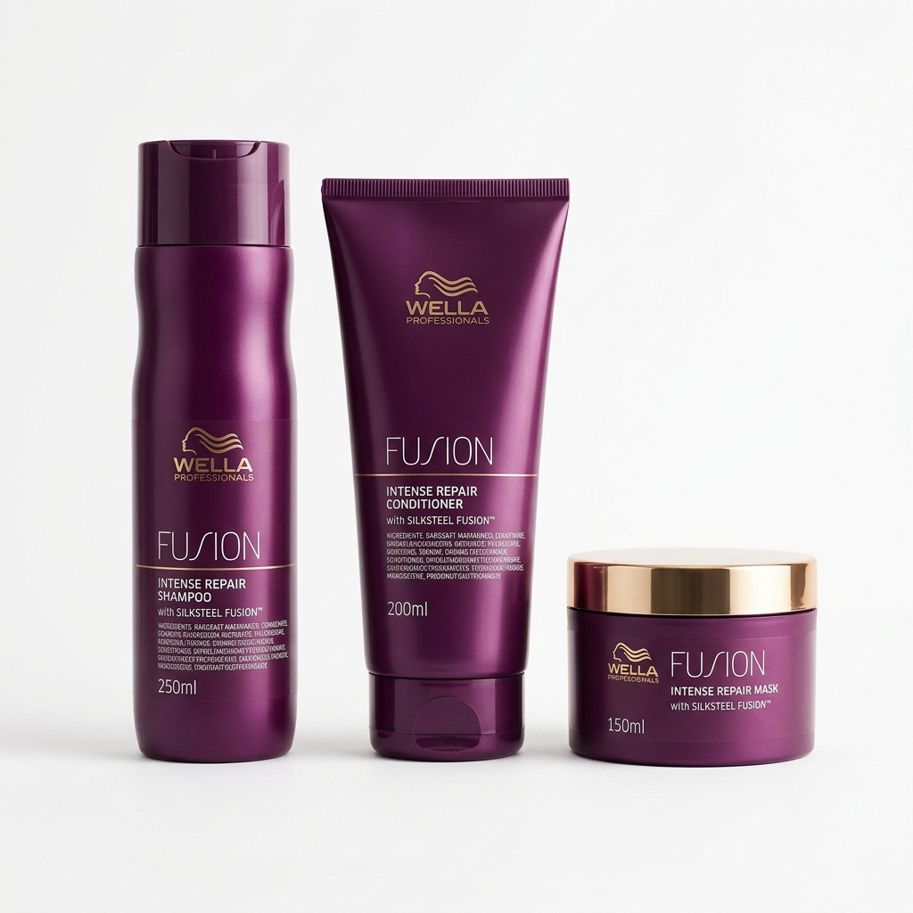 Kit Shampoo Acondicionador Mascarilla Wella Fusion